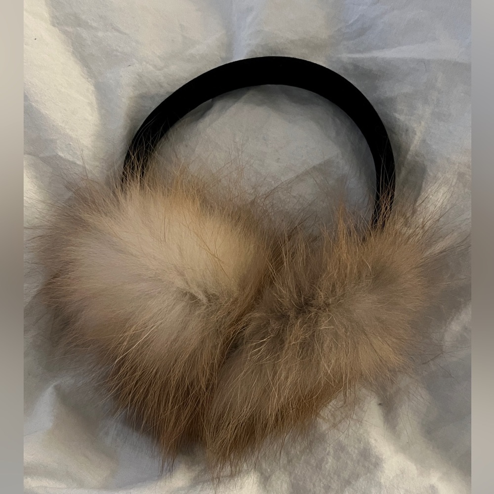 Vintage Fox fur earmuffs